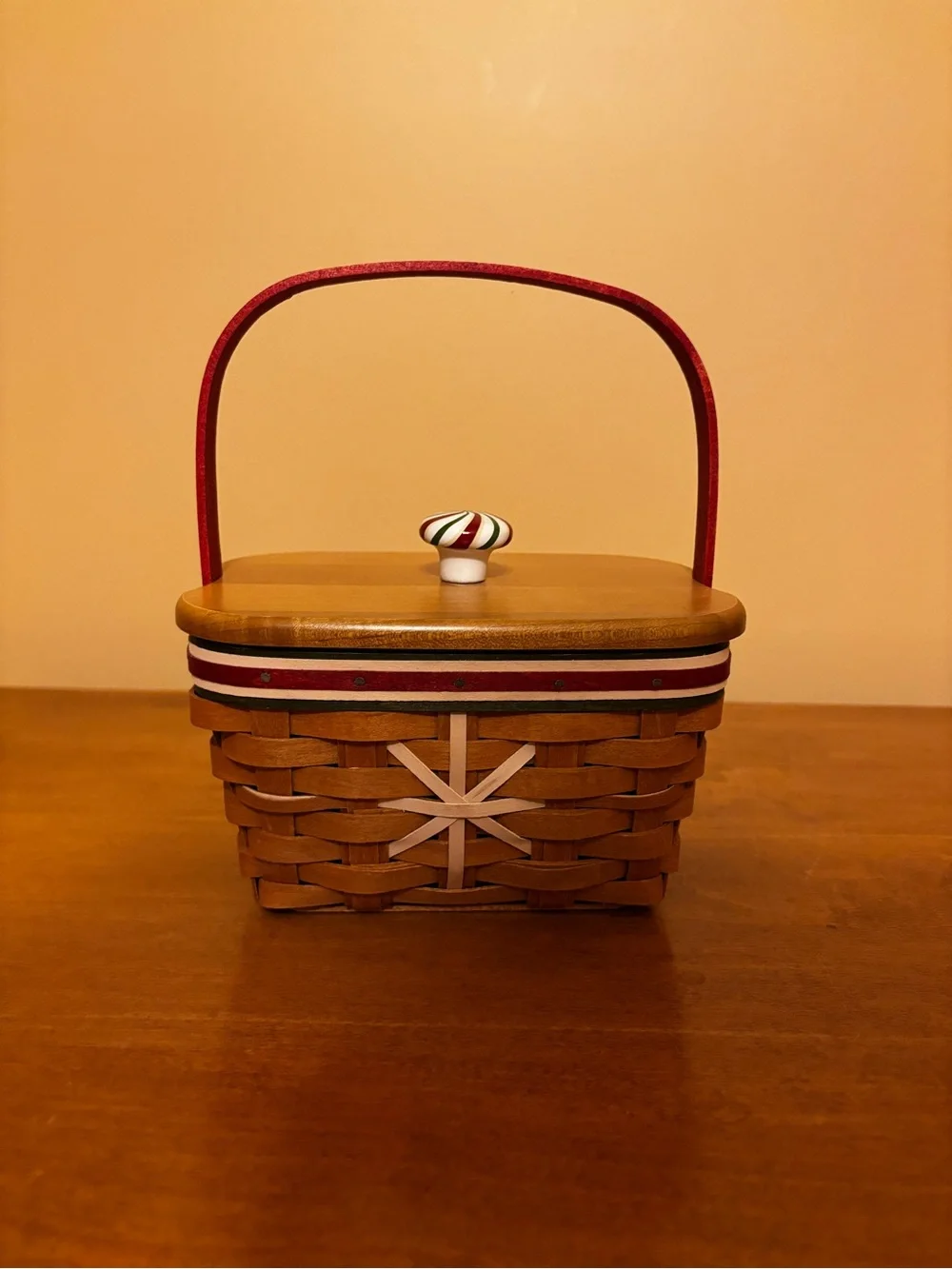 2009 Longaberger Holiday Helper / Treats Basket Set